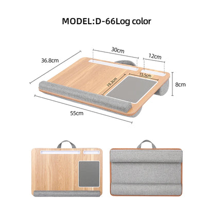Multi-Purpose Laptop Desk with Mouse Pad – Portable Bed, Sofa & Lap Table