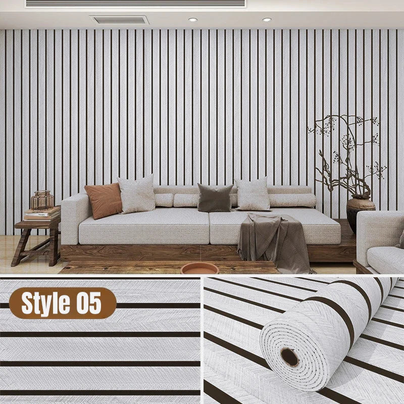 Self-Adhesive Foam Grille Wallpaper (available in 5 designs)