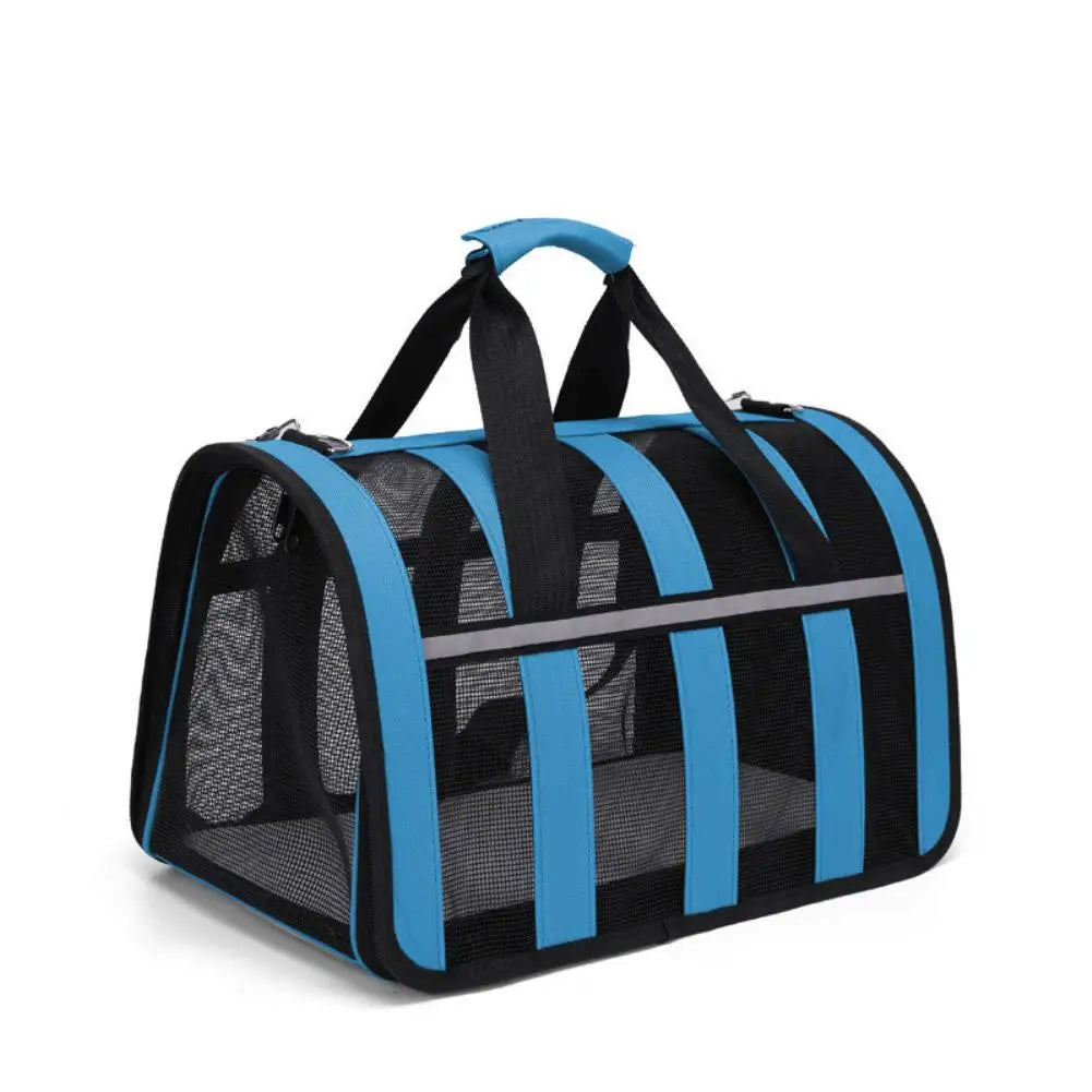 Soft-Sided Pet Carrier Bag – Portable Travel Carrier for Small Dogs & Cats