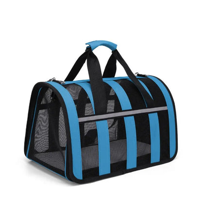 Soft-Sided Pet Carrier Bag – Portable Travel Carrier for Small Dogs & Cats