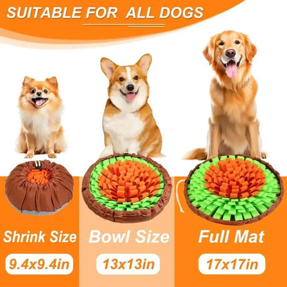 Interactive Snuffle Mat for Dogs & Cats – Foraging Feeding & Enrichment Toy