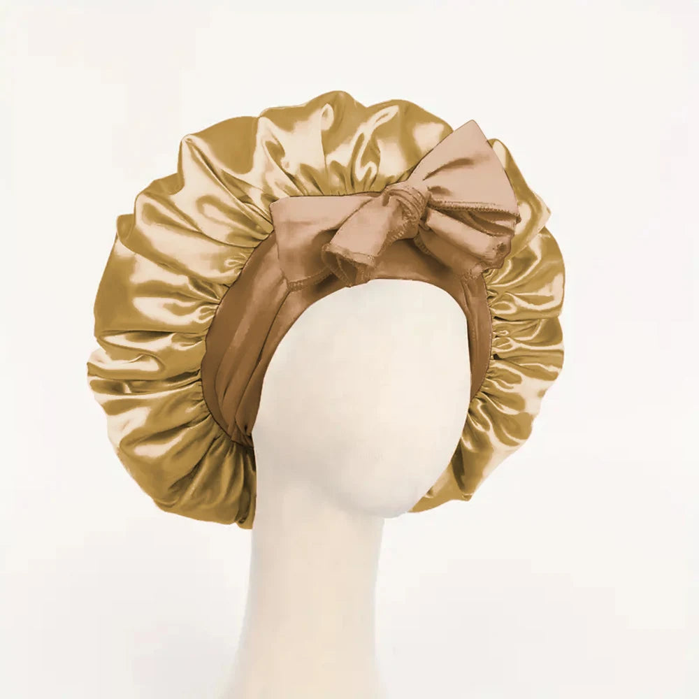 Adjustable Satin Sleep Bonnet