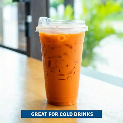 Transparent Plastic Coffee & Smoothie Cups (10PCS)