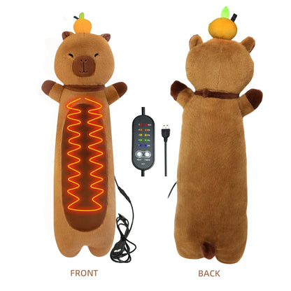 Capybara Plush Heating Pad – Warm Comfort Toy for Period & Relaxation Support