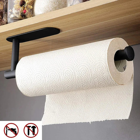 Adhesive Paper Towel Holder – No-Drill Kitchen Rack