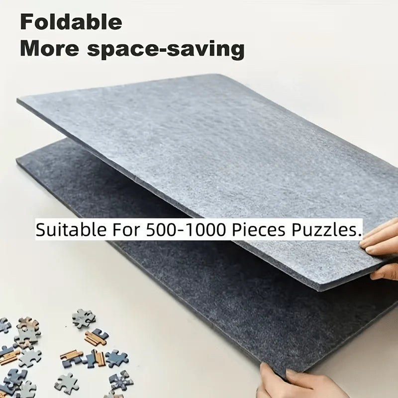 Portable Puzzle Board with Felt Mat – 1000 Piece Puzzle Table