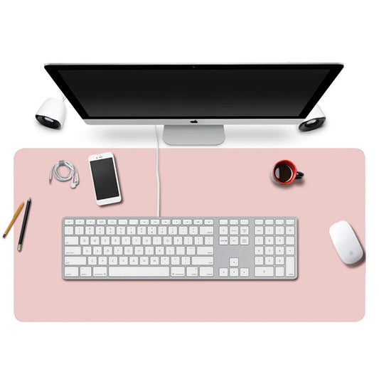 PU Leather Desk Mat – Waterproof Office Desk Protector & Large Mouse Pad (60 × 30cm)