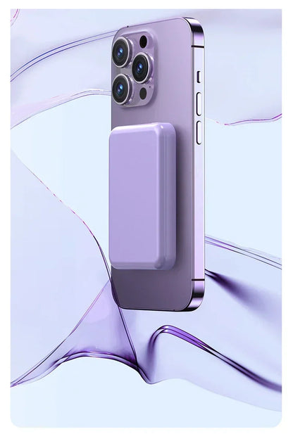 Magnetic Wireless Power Bank – Portable Fast Charger for iPhone & MagSafe