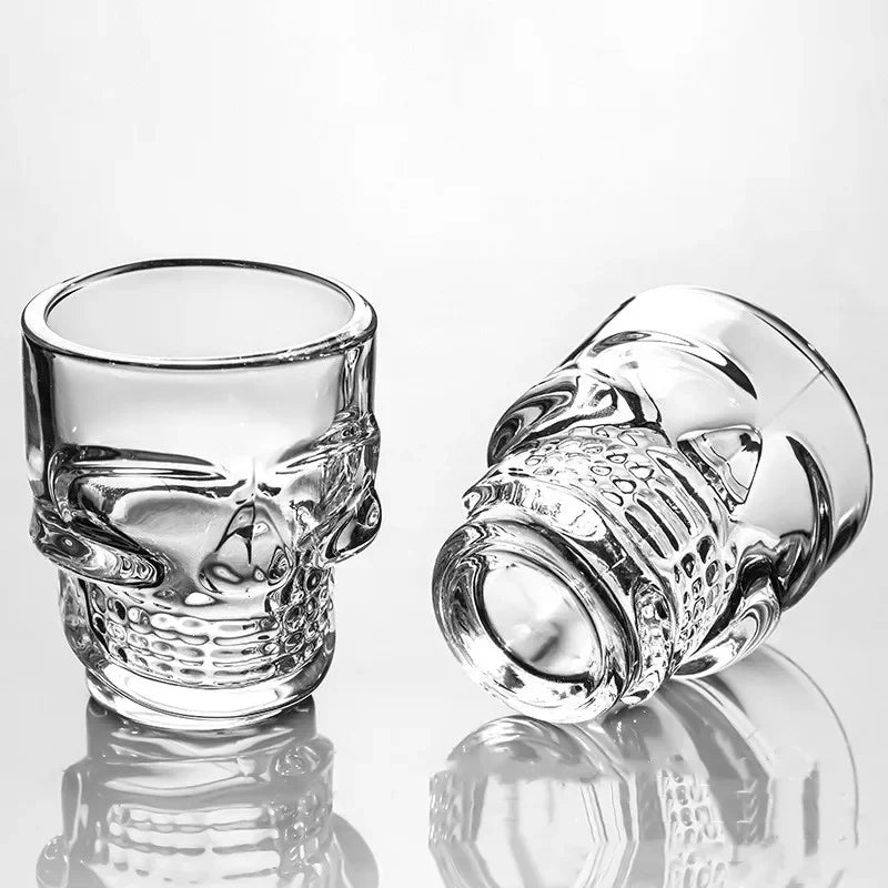 Skull Head Shot Glass – 45ml Halloween Whisky & Liquor Glass