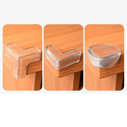 Baby Safety Corner Protectors – Soft Silicone Furniture Edge Guards (4 or 10 Pack)