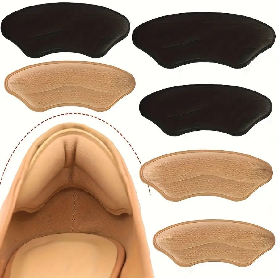 8-Pack Self-Adhesive Heel Pads – Shoe Inserts for Improved Fit & Comfort
