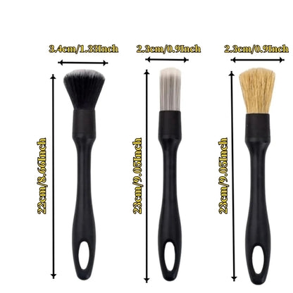 Car Detailing Brush Kit – Interior & Exterior Cleaning Brushes for Cars