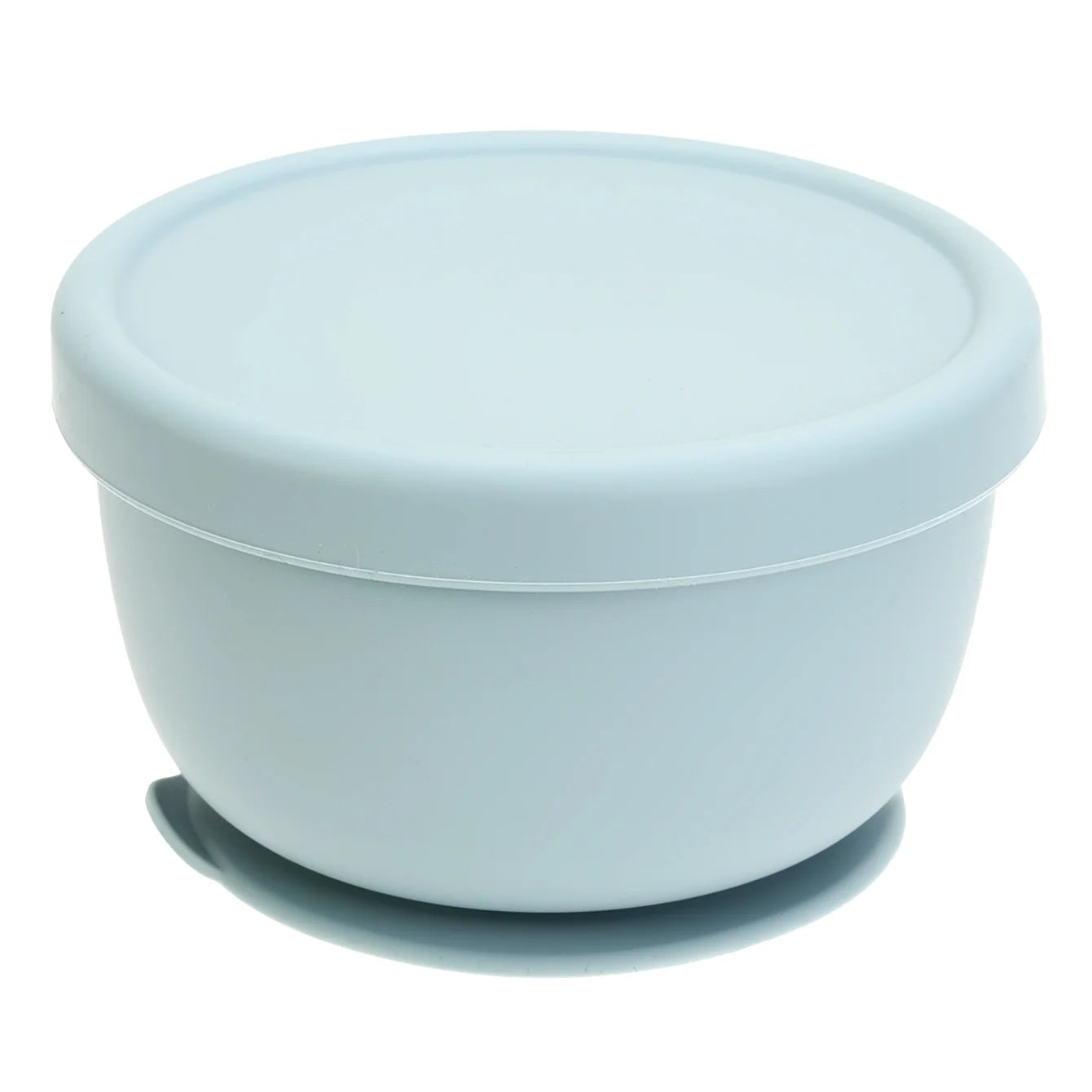 Silicone Baby Suction Bowl with Lid – Portable Feeding & Food Storage Bowl