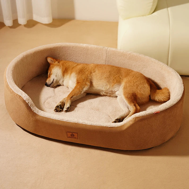 Orthopaedic Waterproof Dog Bed – Plush Winter Sofa Bed for Medium & Large Dogs