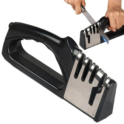 Multi-Function Knife Sharpener – Non-Slip Kitchen Sharpening Tool