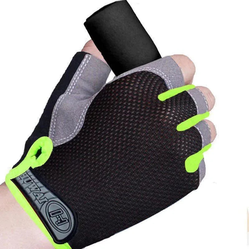 Fingerless Gym & Training Gloves – Breathable Non-Slip Workout Gloves for Men & Women