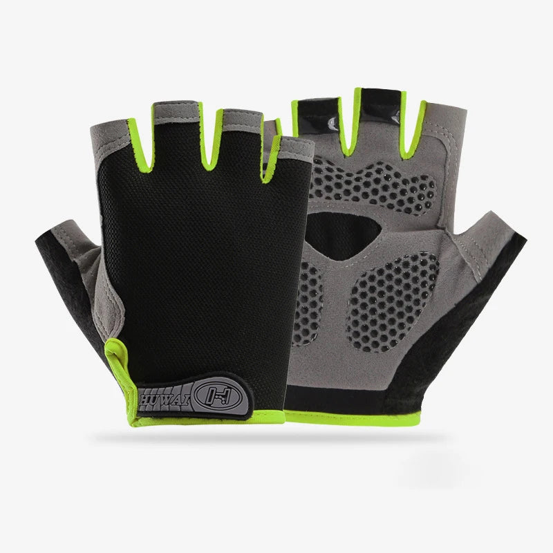 Fingerless Gym & Training Gloves – Breathable Non-Slip Workout Gloves for Men & Women