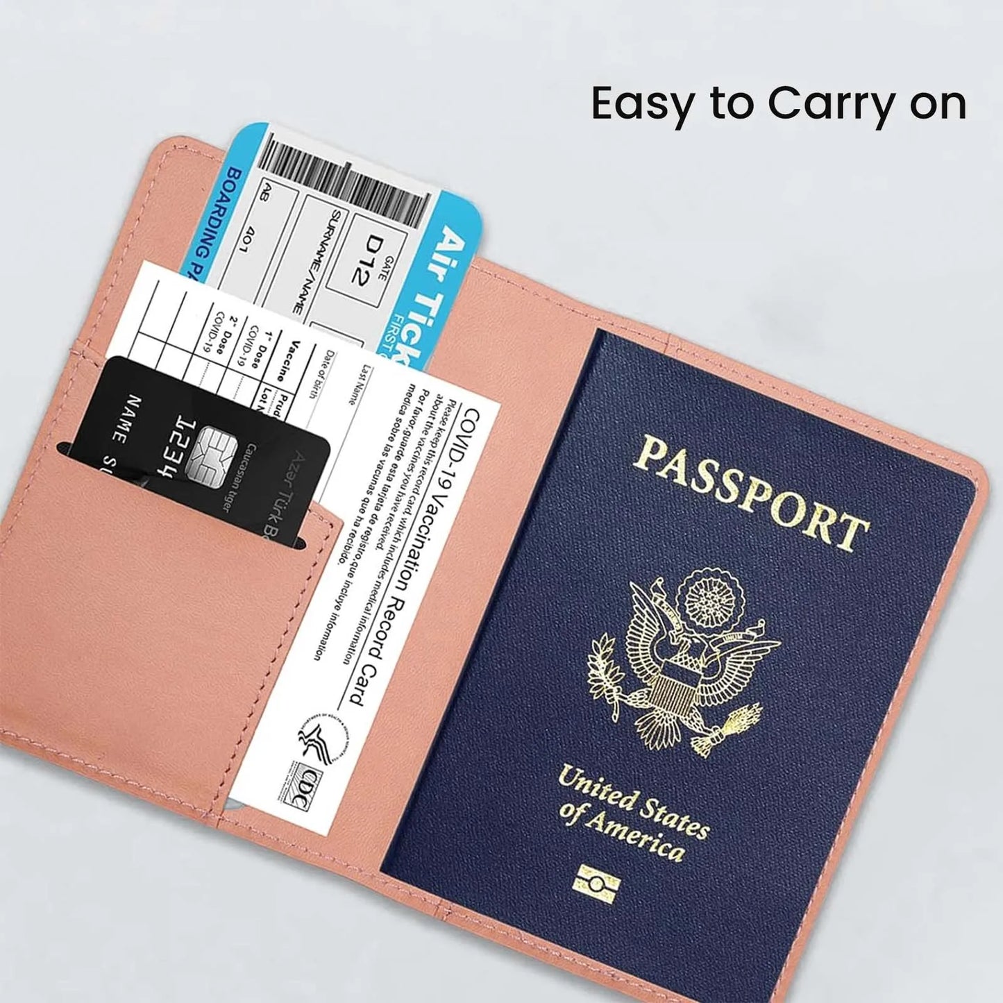 RFID Passport Wallet – Waterproof Travel Organiser with Card Holder