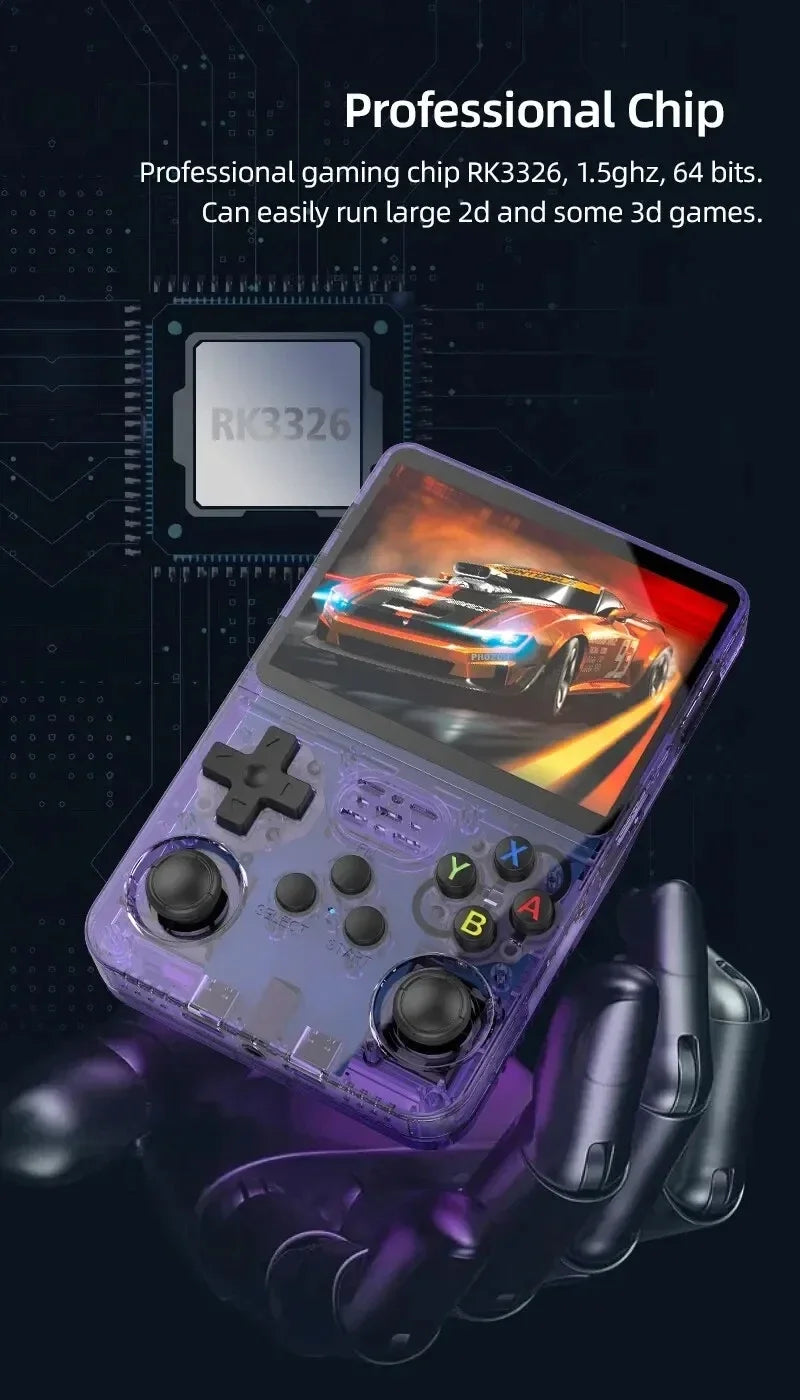 R36S Retro Handheld Game Console – Linux Gaming Console with 3.5" IPS Display (64GB / 128GB)