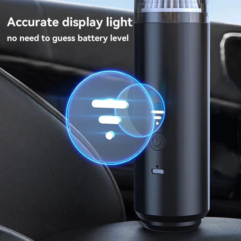 4-in-1 Handheld Car Vacuum & Air Blower – Wireless Portable