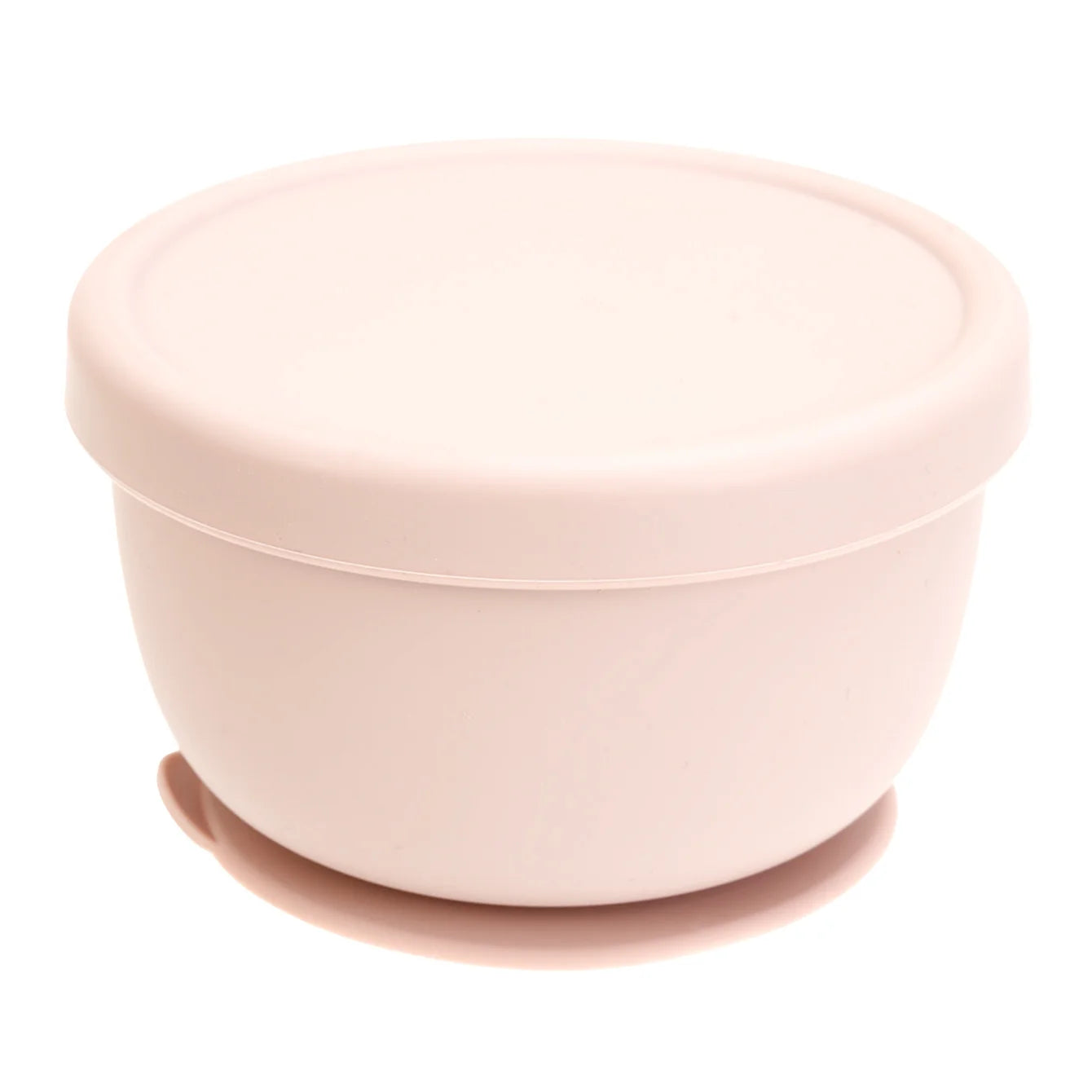Silicone Baby Suction Bowl with Lid – Portable Feeding & Food Storage Bowl