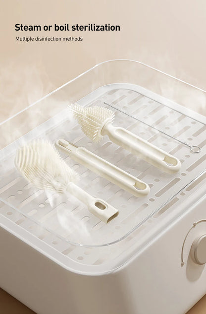 Baby Bottle Cleaning Set – Compatible with Avent Bottles (Brush, Drying Rack & Storage Kit)