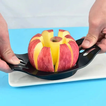 Stainless Steel Apple Cutter & Corer – 8-Blade Fruit Slicer for Quick & Easy Apple Prep