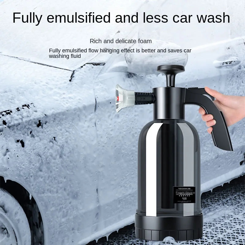 2L Hand Pump Foam Sprayer – Portable Foam Cannon for Car Washing & Cleaning