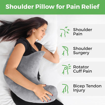 Rotator Cuff & Shoulder Support Pillow – Side Sleeping Arm Cushion for Recovery & Comfort