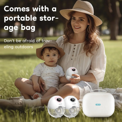 Wearable Hands-Free Electric Breast Pump – Rechargeable Double Breast Pump with 4 Modes & 36 Suction Levels