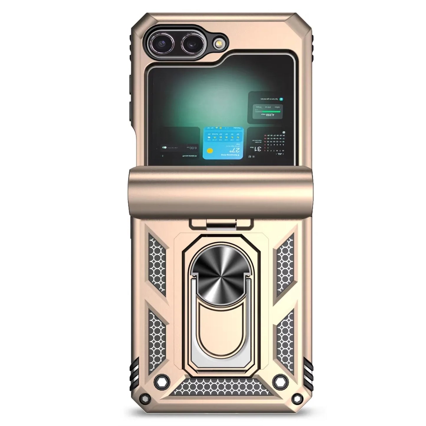 Samsung Galaxy Z Flip7 Phone Case with Ring Bracket (8 colours available)