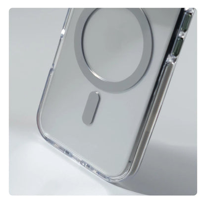 iPhone MagSafe Clear Bumper Case – Shockproof with Stand & Lens Protection
