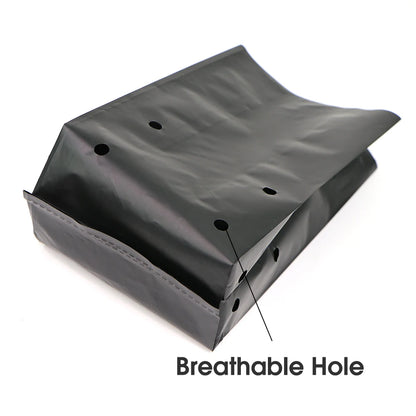 Black PE Seedling & Transplant Grow Bags – Punched Nursery Planting Bags