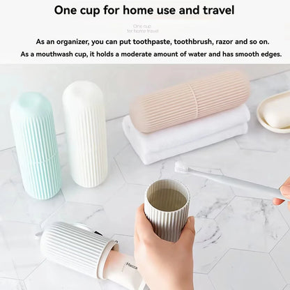 Portable Toothbrush & Toothpaste Travel Case – Protective Storage Holder