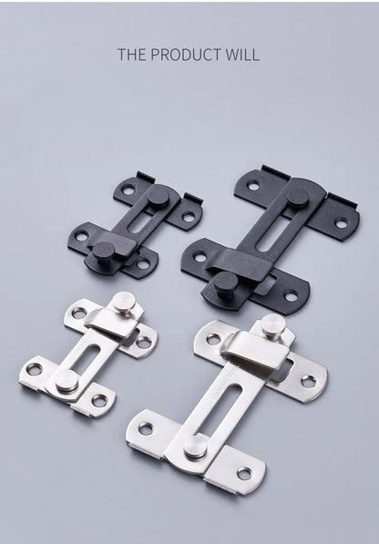 Sliding Barn Door Latch – Heavy Duty Right Angle Hook & Eye Lock for Doors, Gates & Cabinets