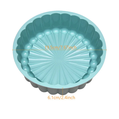 Silicone Charlotte Cake Mould – Fluted Round Baking & Dessert Pan