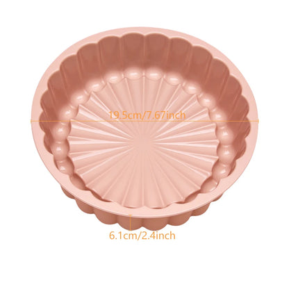 Silicone Charlotte Cake Mould – Fluted Round Baking & Dessert Pan