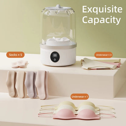 Compact Wireless Mini Washing Machine for Small Loads