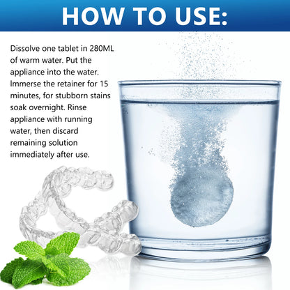 30-Count Denture Cleaning Tablets – Deep Cleaning Denture Cleanser