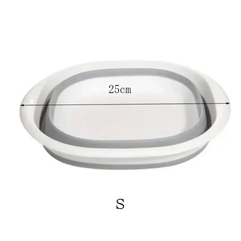 Collapsible Foot Soak Basin – Foldable Pedicure & Multi-Purpose Wash Tub