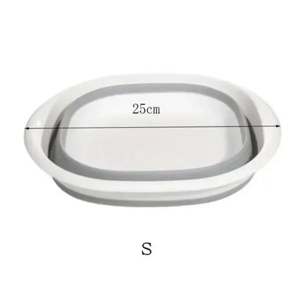 Collapsible Foot Soak Basin – Foldable Pedicure & Multi-Purpose Wash Tub