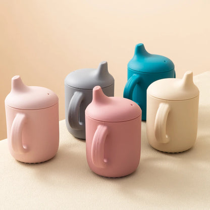 Silicone Baby Training Cup – Easy Grip Learning Drinking Cup