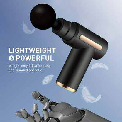 30-Speed Massage Gun – Deep Tissue Muscle Massager with Quiet Operation
