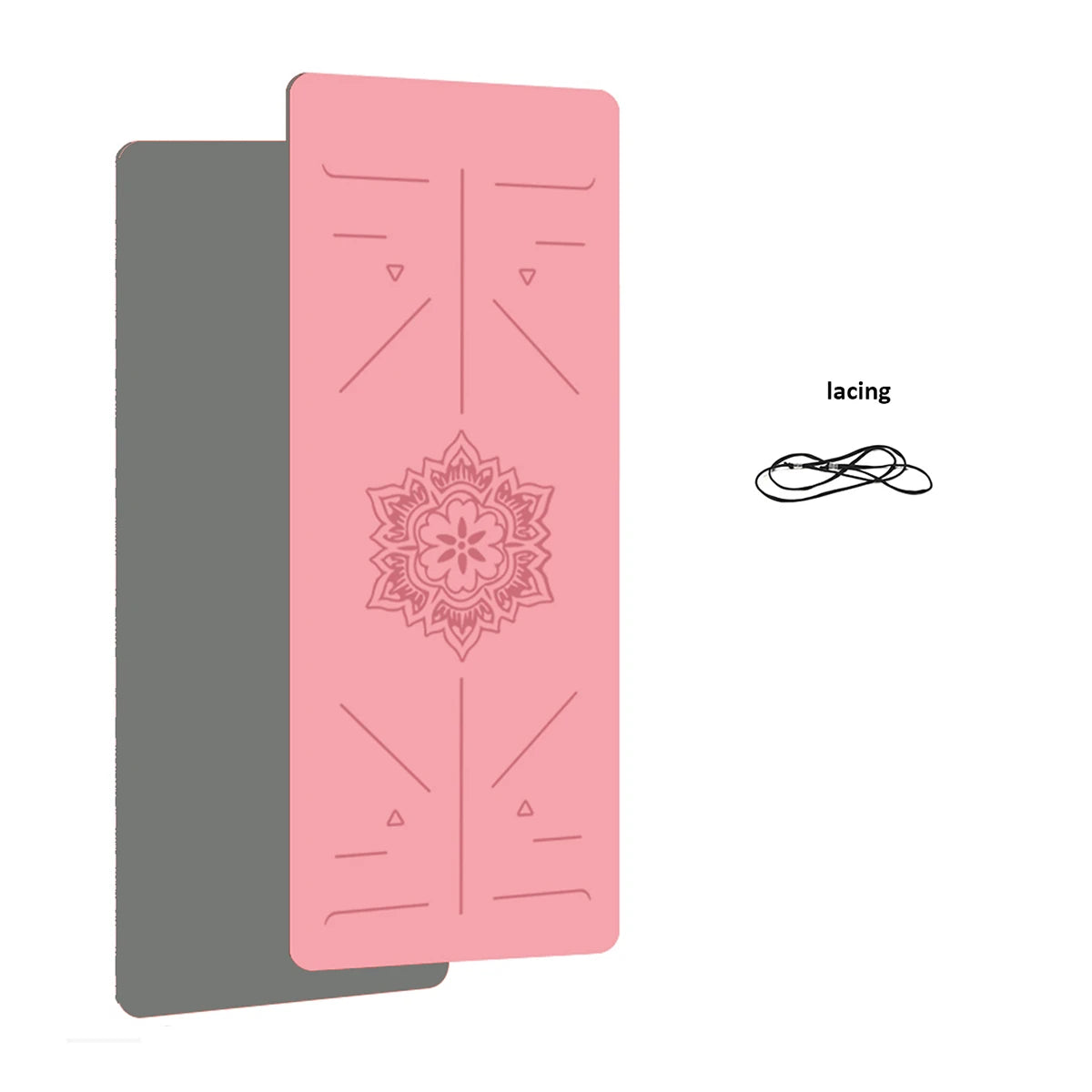 Eco-Friendly TPE Yoga Mat – 6mm Non-Slip Exercise & Pilates Mat (180 × 57cm)