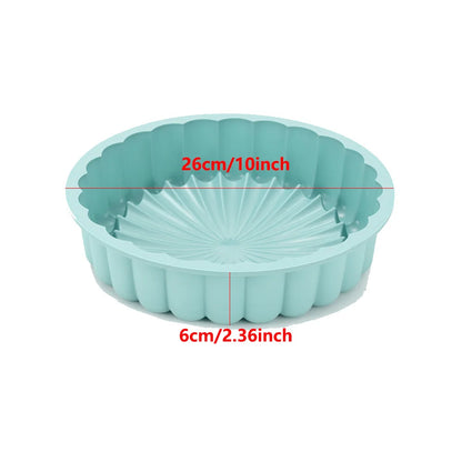 Silicone Charlotte Cake Mould – Fluted Round Baking & Dessert Pan