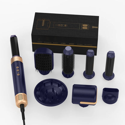 7-in-1 Hot Air Styler & Hair Dryer Brush Set – Multi-Styling Hair Tool