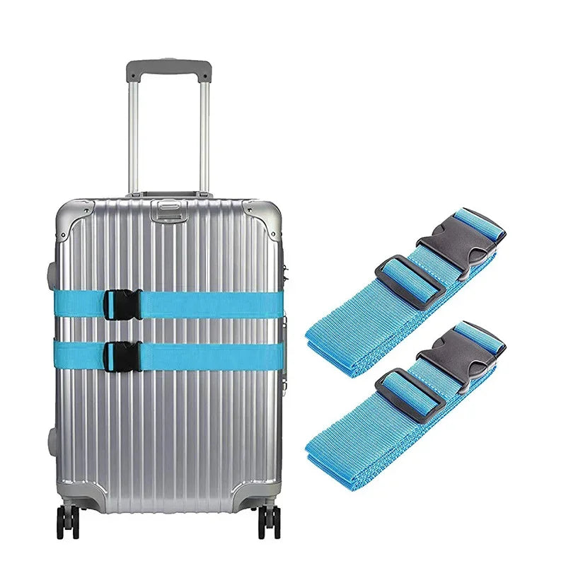 Adjustable Luggage Straps (Pack of 2, with 7 colours available)