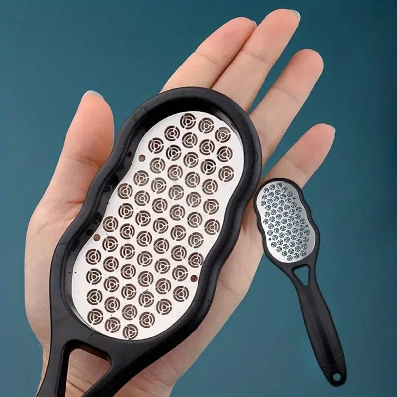 Stainless Steel Foot File – Dual-Sided Coarse & Fine Pedicure Rasp for Hard Skin