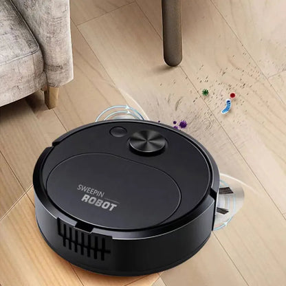 Mini Smart Robot Vacuum Cleaner – USB Rechargeable 3-in-1 Sweeper & Mop