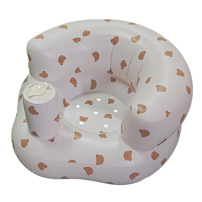 Inflatable Baby Support Seat – Portable Sit-Up Chair with Built-In Air Pump (3–36 Months)